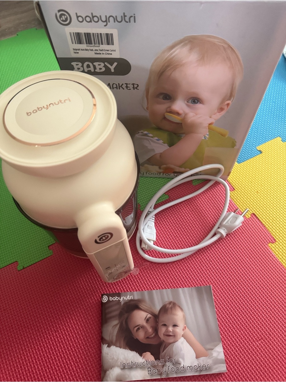 Babynutri Baby Food Maker - Cream and Red